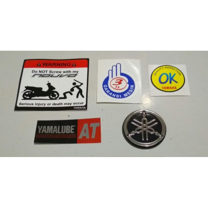 Jual Stiker perhatian Sticker detail yamaha Nouvo | Shopee Indonesia