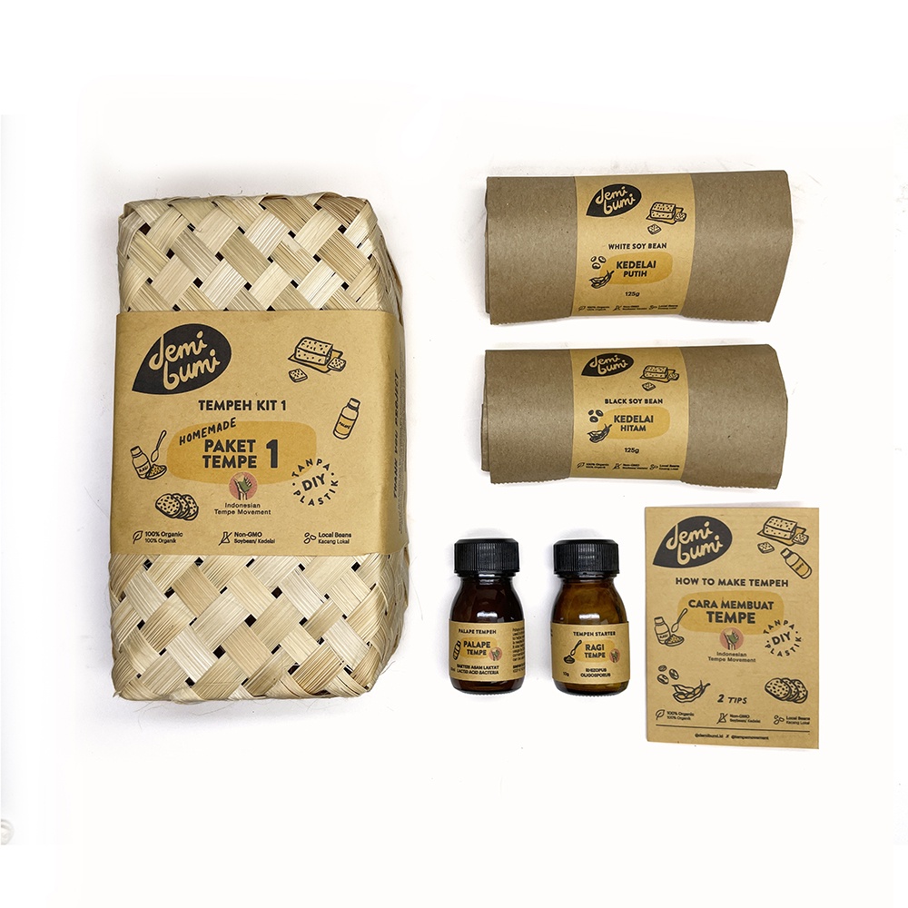 Jual demibumi - Tempeh Kit / Paket Tempe | Shopee Indonesia