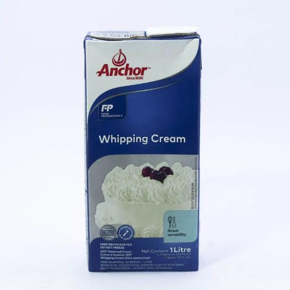 Jual Anchor Whipping Cream Anchor Whip Krim Dairy 1 Liter Best Seller