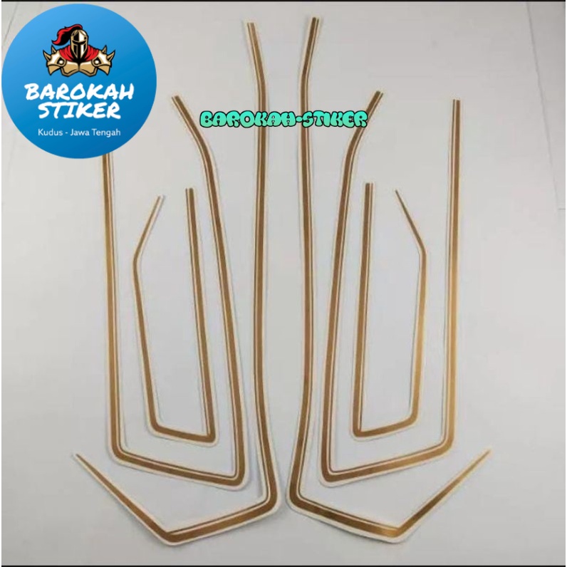 Jual Striping Stiker Polet List Motor Honda Gl 100 Gold Cacing Gl100