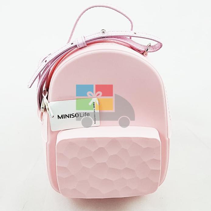 Jual Tas Wanita Miniso The Water Cube Silicone Daypack Bag Jelly Bag Merah Muda High Quality Shopee Indonesia