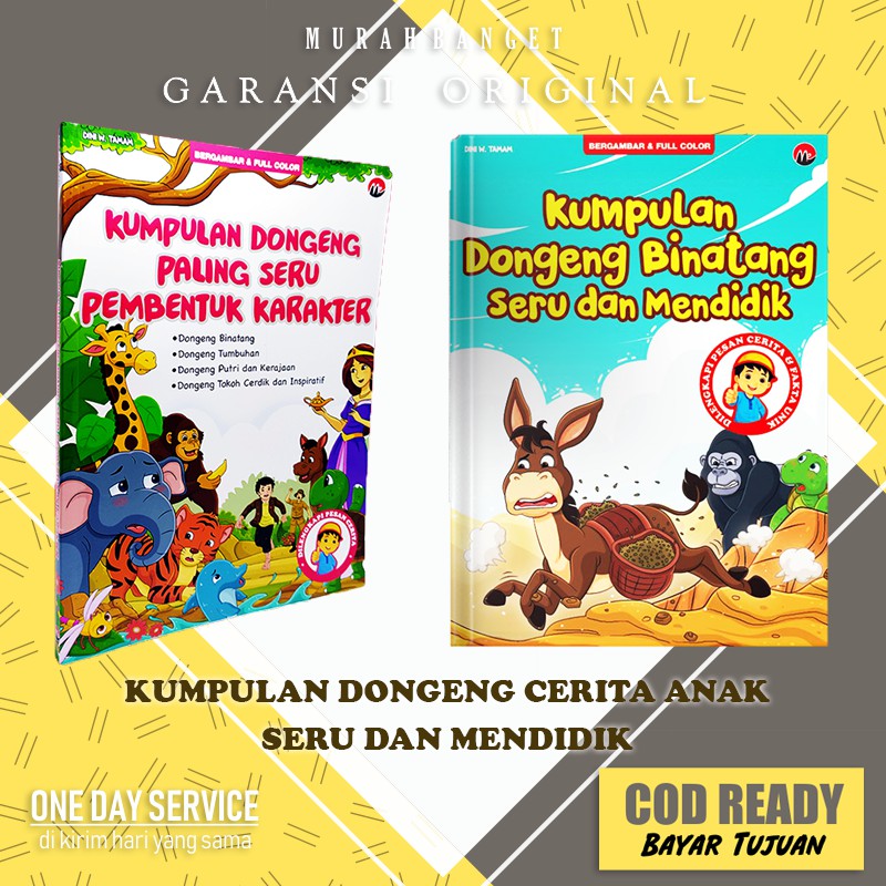 Jual KUMPULAN DONGENG PEMBENTUK KARAKTER SERU DAN MENDIDIK | Shopee ...