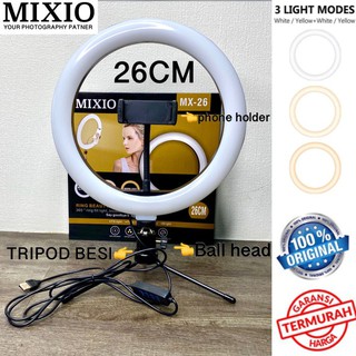 Jual Mixio Ring Light Led Cm Tripod Besi Tp Make Up Ringlight