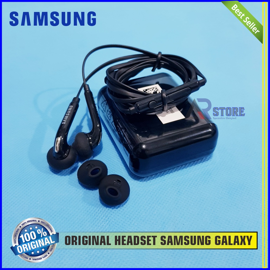 Jual Headset Earphone Samsung Galaxy A20s A30s Original 100 Hitam Shopee Indonesia