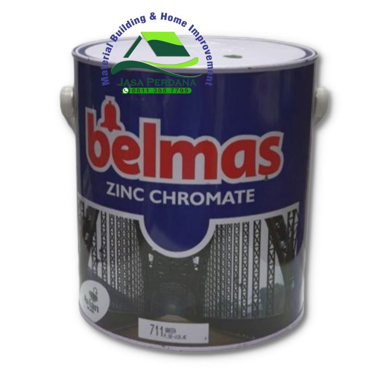 Jual Belmas Zinc Chromate Belmas Cat Dasar Besi Anti Karat Galon 5 Kg Shopee Indonesia 5350