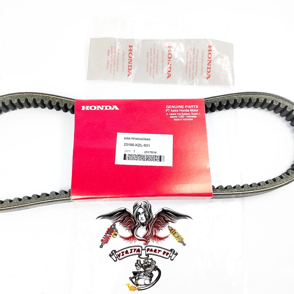 Jual VANBELT V BELT ONLY HONDA KZL KUALITAS ASLI ORIGINAL HONDA PRESISI ...