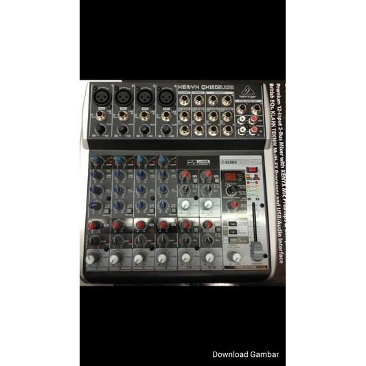 Jual Mixer Behringer XENYX QX 1202 USB ( 12 channel ) | Shopee Indonesia