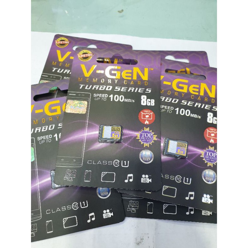 Jual Micro SD V-GEN 8GB,Microsd Vigen/Memory Card Vgen 8GB class10 ...