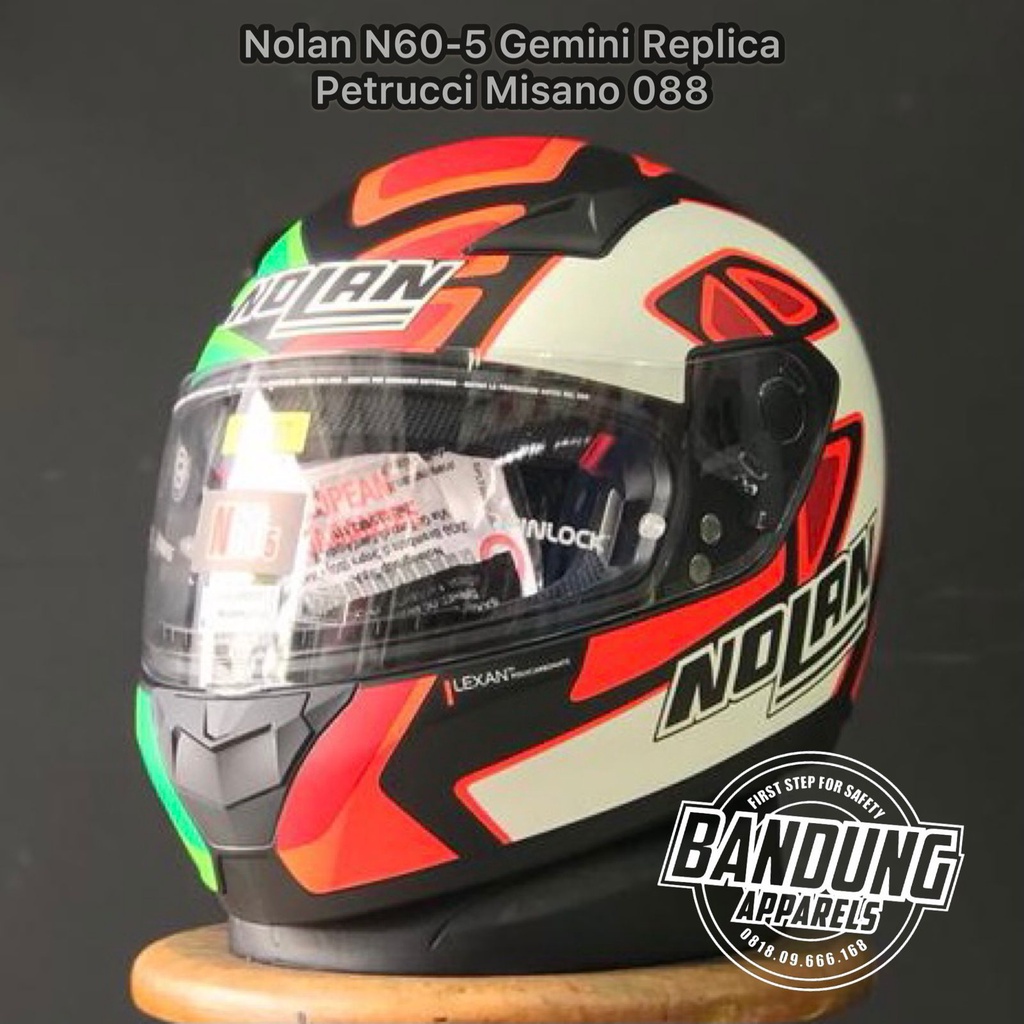 Jual Helm Motor Full Face Helmet Nolan N605 N60-5 Gemini Replica ...