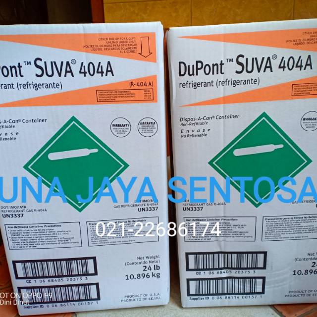 Jual FREON R404A DUPONT USA | Shopee Indonesia