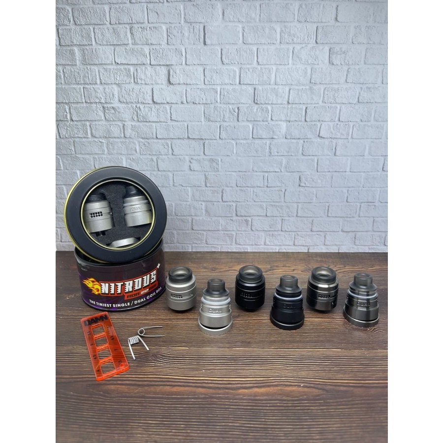 Jual Nitrous Plus V2 RDA Motif Ulir Atas by Damnvape X Koko Sarang ...