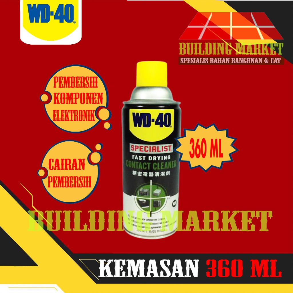 Jual WD 40 PEMBERSIH KOMPONEN WD-40 WD40 SPECIALIST CONTACT CLEANER 360 ...