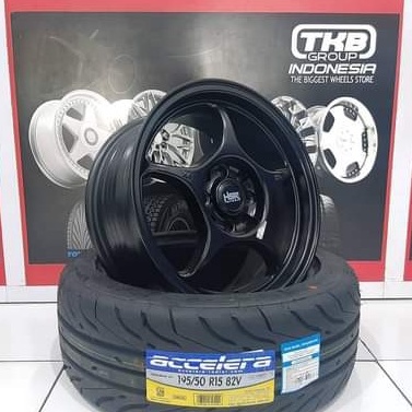 Jual Velg Enkei Tulang Ring Hsr Wheel Sensei R Pelek Mobil Brio Agya Cefiro Mirage Shopee