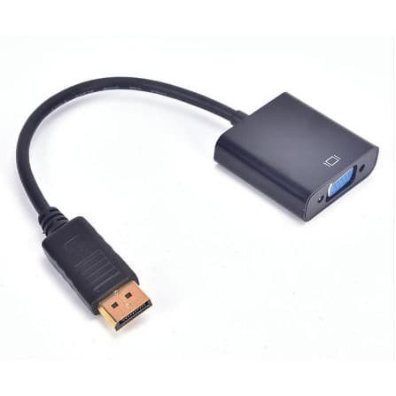 Jual Displayport DP Male To VGA Female Adapter Display Port Converter ...