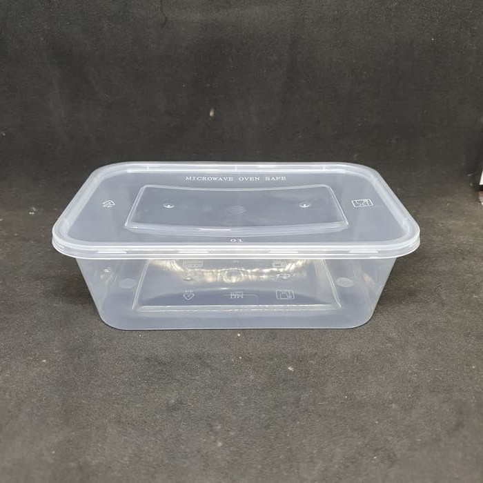 Jual Thinwall Persegi Panjang Container 750 ml isi 25 DM | Shopee Indonesia