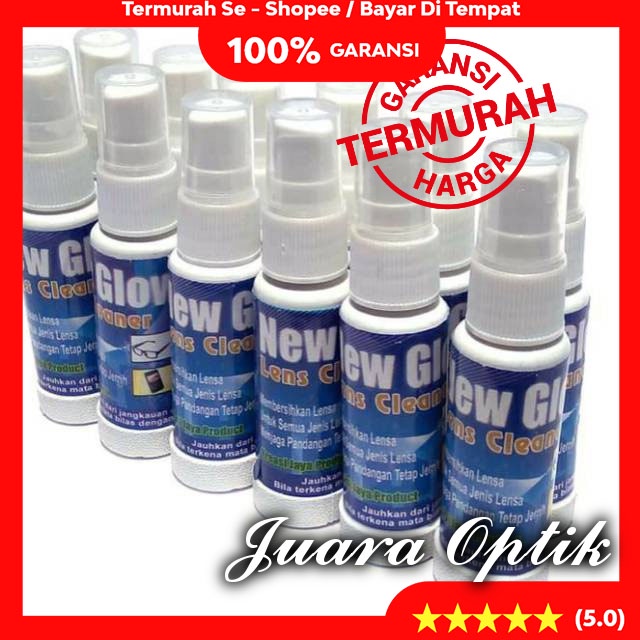 Jual Grosir Cairan Pembersih Kacamata New Glow Original Air