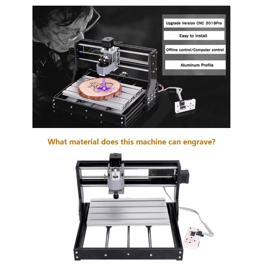 Jual Mesin CNC ROUTER 3018 pro cutting laser 2500mw mesin CNC PCB