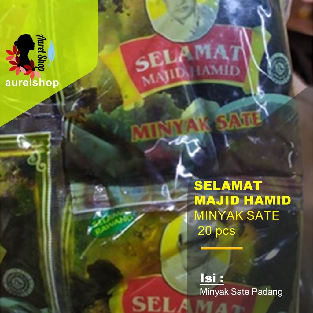 Jual Selamat Madjid Hamid Bumbu Minyak Sate Padang Kemasan Per Pack 20