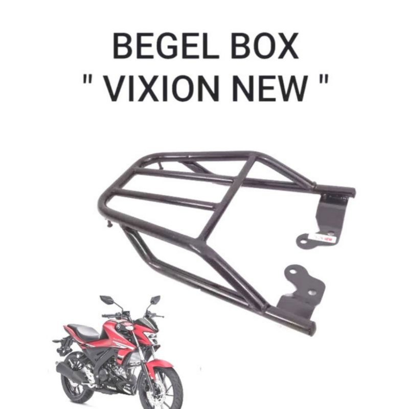 Jual Begel Behel Bracket Box Motor Yamaha New Vixion R Shopee Indonesia