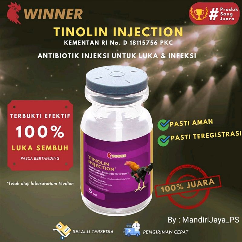 Jual Obat Ayam Usai Laga Winner Tinolin Injection Obat Ayam Kejalu ...