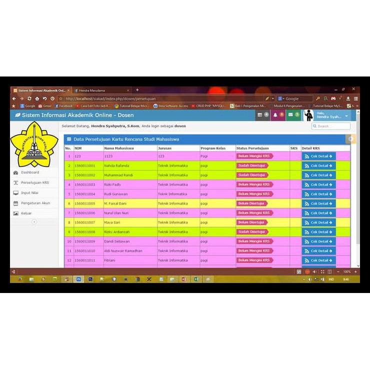 Jual Video Tutorial Membuat Sistem Informasi Akademik Dengan ...