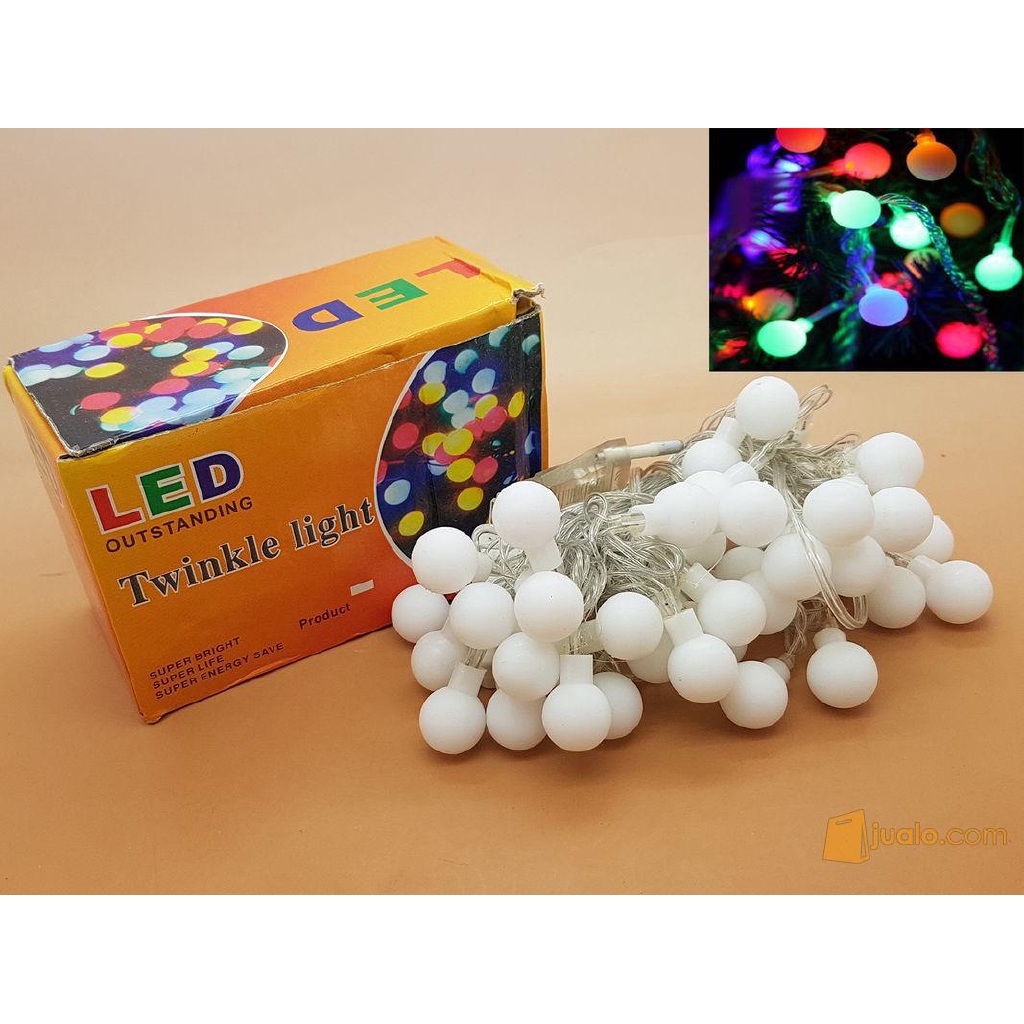 Jual (TB) Lampu Tumblr LED Anggur Bola RGB Bulat Warna Warni Lampu Hias ...