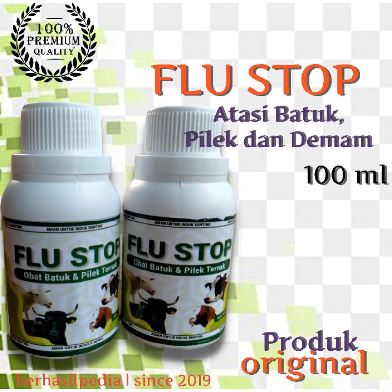 Jual FLU STOP OBAT FLU DAN BATUK TERNAK 100ML ORI | Shopee Indonesia