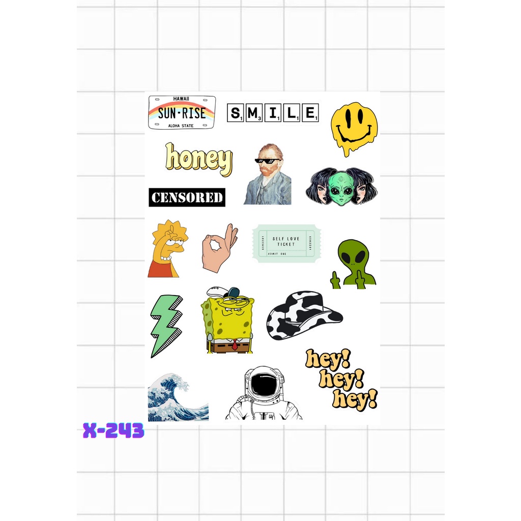 Jual STIKER TUMBLR AESTHETIC X-243 | Shopee Indonesia