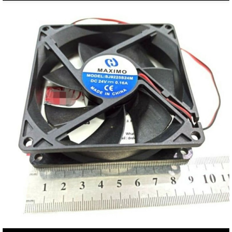 Jual kipas dc fan dc 9cm 12v merk maximo | Shopee Indonesia