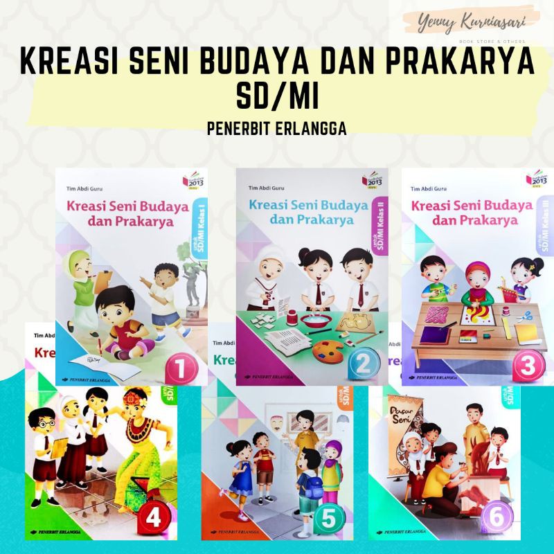 Jual Kreasi Seni Budaya Dan Prakarya SD / MI Kelas 1 / 2 / 3 / 4 / 5 ...