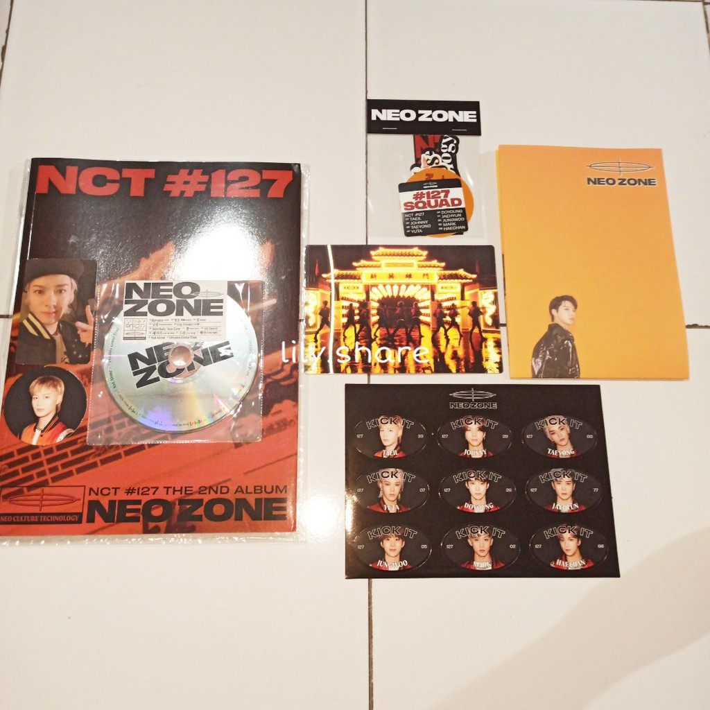 Jual (Sharing) NCT 127 Neo Zone T ver. Album (Sticker Lenticular