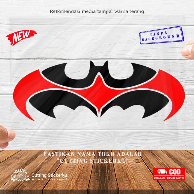 Jual Cutting Stiker Batman Robin Variasi Motor Mobil Sticker Timbul ...