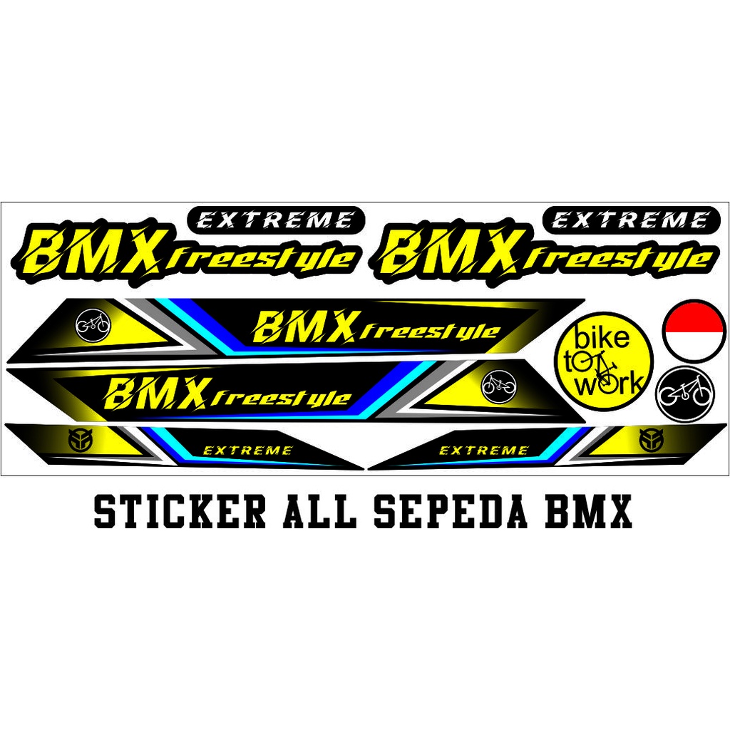 Jual STRIPING SEPEDAH /STIKER UNIVERSAL SEPEDA JENIS MOTIF ALL BMX ...