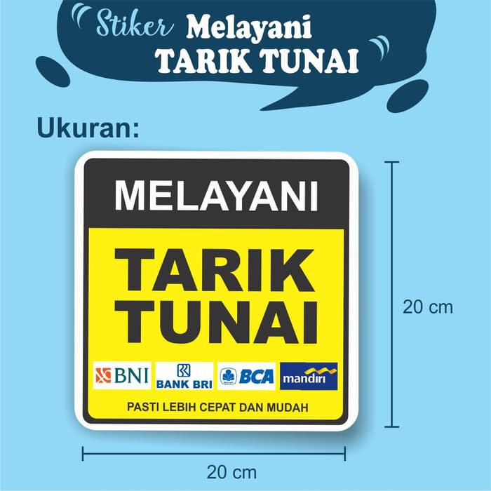 Jual STIKER - MELAY4NI TARIK TUNAI DA 6787 | Shopee Indonesia