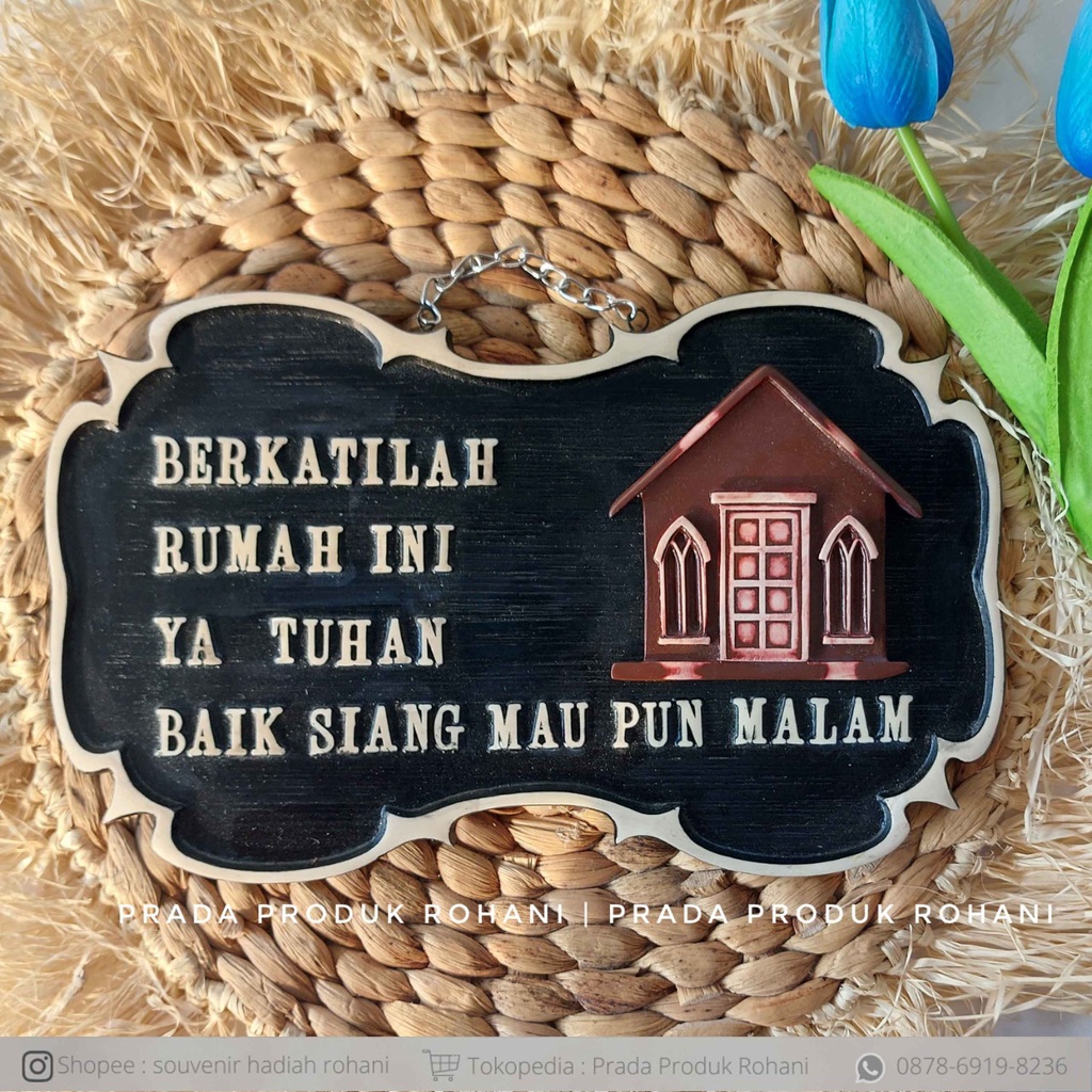 Jual Pajangan Dinding Rohani/Berkatilah Rumah ini ya Tuhan/Hiasan ...