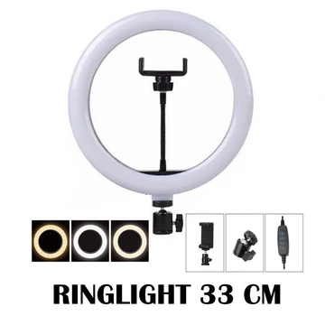 Ringlight Holder Phone Ring Fill Light Streaming Selfie Tiktok Zoom
