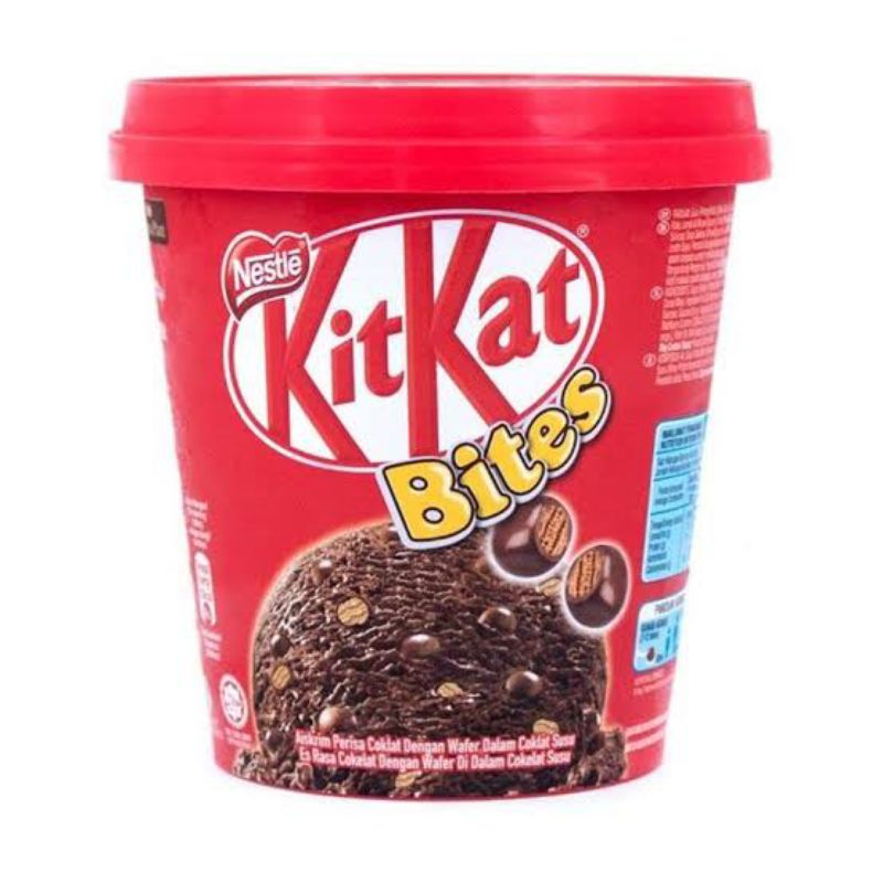 Jual NESTLE KIT KAT ICE CREAM BITES 750ML ES KRIM KIT KAT IMPORT TUBE