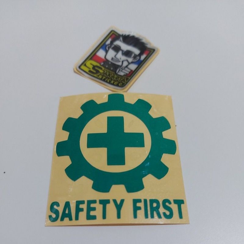 Jual Sticker Stiker K3 Safety First Cutting | Shopee Indonesia
