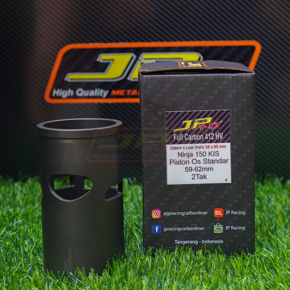 Jual JP Racing carbon liner boring Ninja 150 old KIS blok 1827 FULL ...