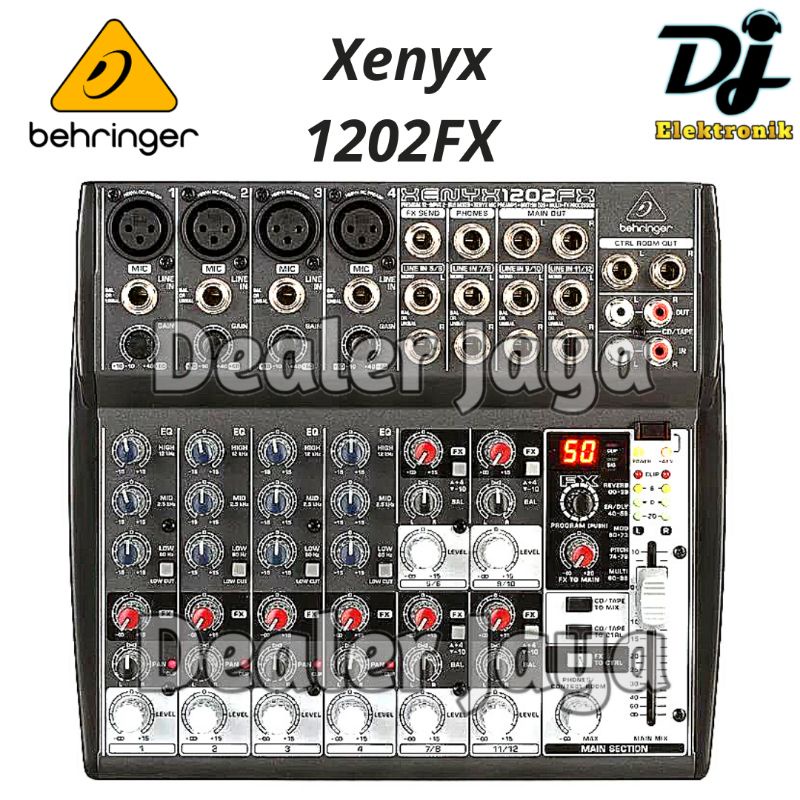 Jual Mixer Analog Behringer Xenyx 1202 FX / 1202FX 12 channel Shopee Indonesia