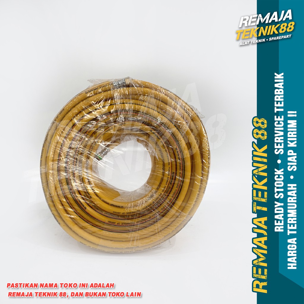 Jual SELANG KOMPRESOR ANGIN KUNING / 50 METER / ST HELENA HIGH PRESSURE ...