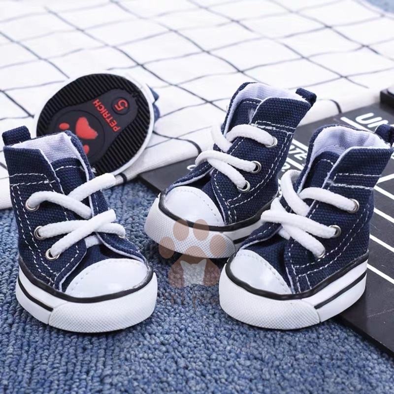 Jual Sepatu Anjing Mirror Converse Denim Pet Shoes Anjing Kucing ...