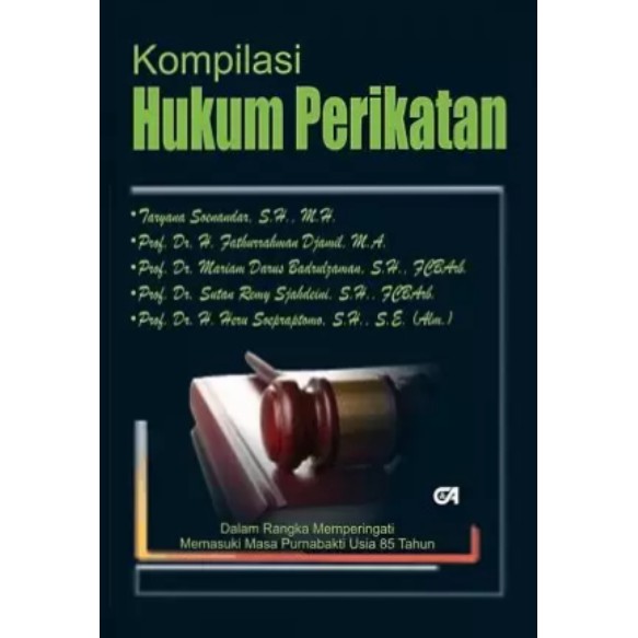 Jual Kompilasi Hukum Perikatan Karya Beberapa Profesor Buku Original