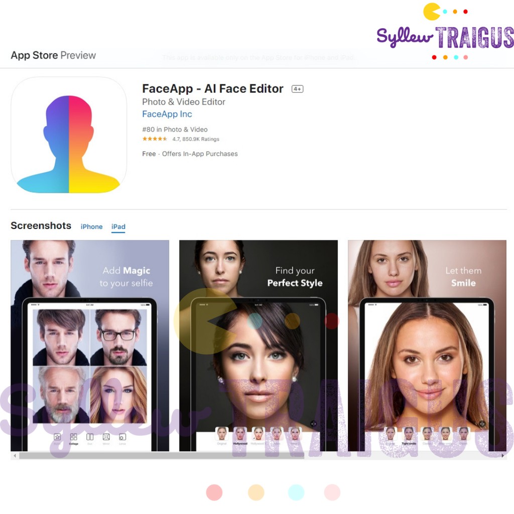 Jual [OFFICIAL] FaceApp Pro Lifetime - AI Face Editor Original iOS (For ...