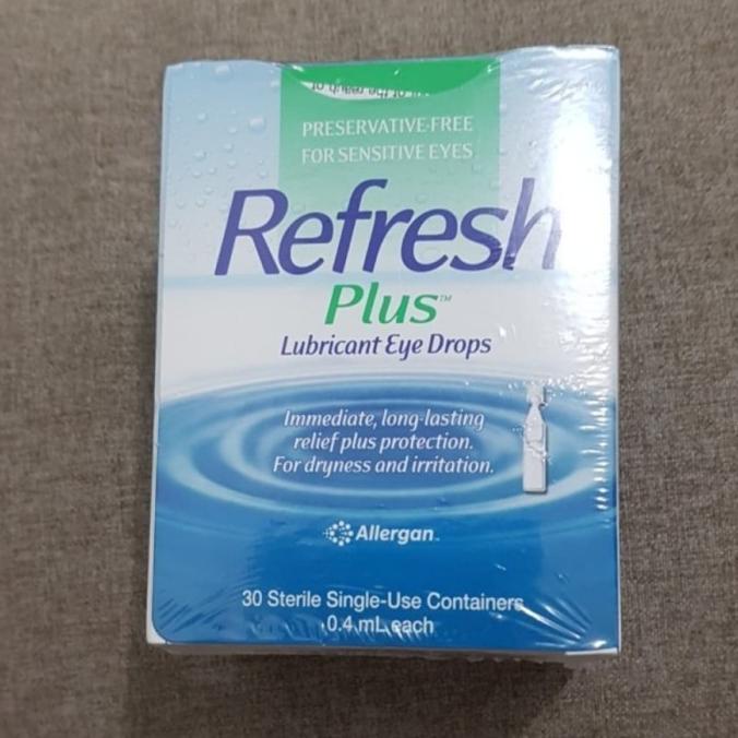 Jual Allergan Refresh Plus Lubricant Eye Drops 30 X 04 Ml Per Box Shopee Indonesia 