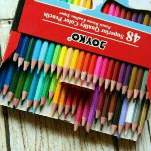 Jual Pensil Warna Joyko 48 Warna Color Pencil Joyko Shopee Indonesia