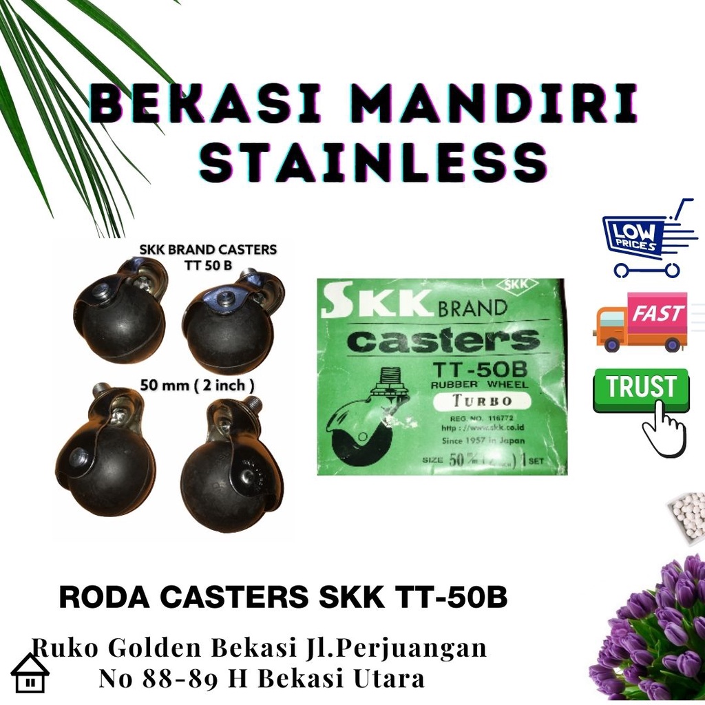 Jual Roda Caster Bulat Tt B Baut Shopee Indonesia