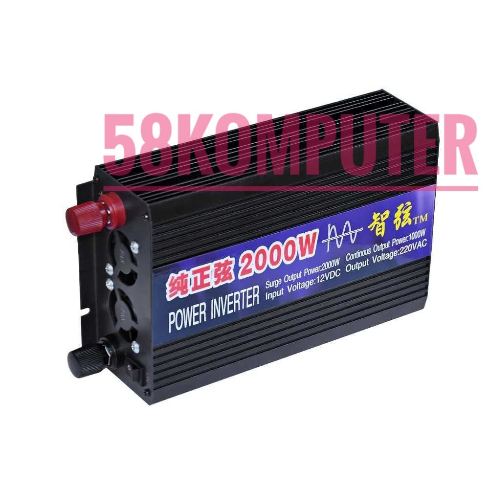 Jual Power Inverter Dc ke Ac 2000Watt Pure Sine Wave PSW DC 12V/24V To