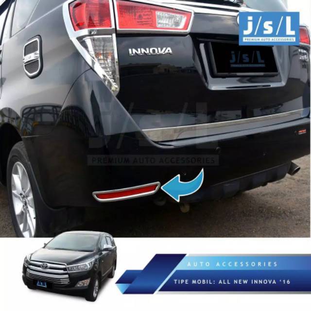 Jual Cover Reflektor Belakang Innova Reborn Cover Bumper Reflector JSL ...