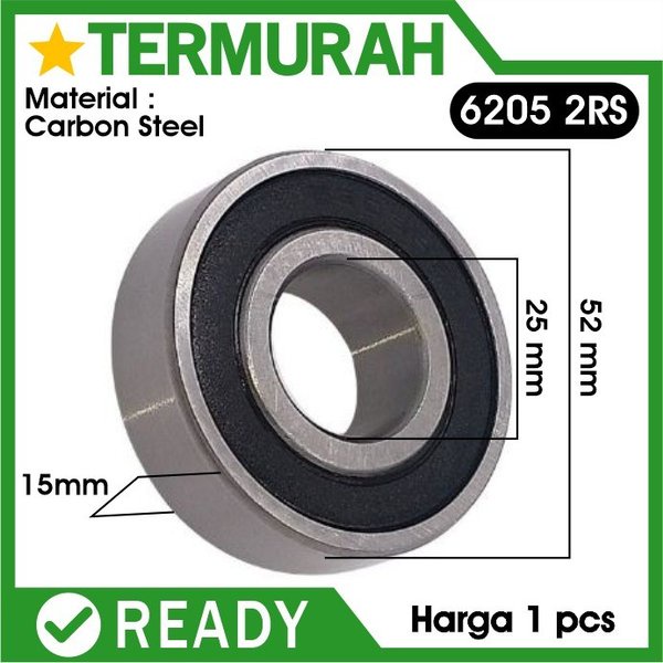 XiKe Lot De 10 Roulements à Billes 6205-2RS à Rainure Profonde à Double - Foto 9